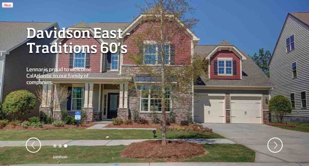 Davidson East Homes for Sale in Davidson, NC New Construction Homes